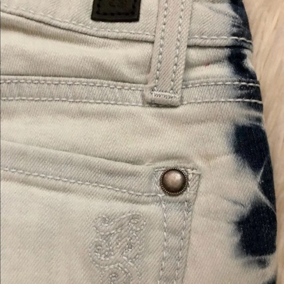 NWT Jessica Simpson Tie Dye Low Rise Skinny Jeans Size 28 - Picture 15 of 16